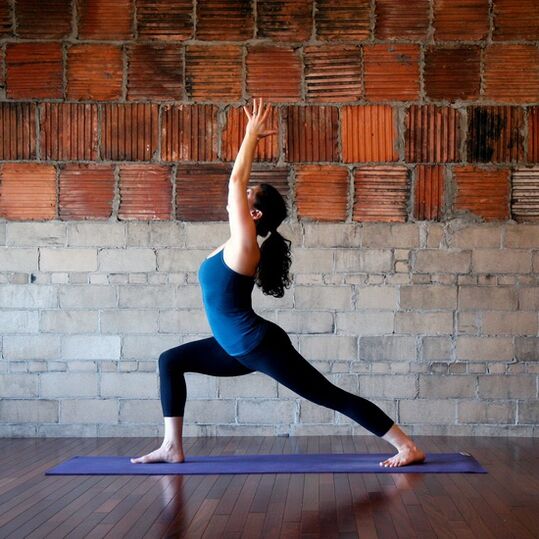 Warrior pose